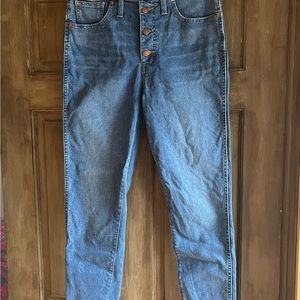 NWOT Madewell hi-rise button fly skinny jeans